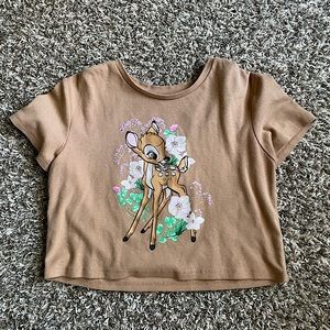 Girls Disney Bambi Top Size XL